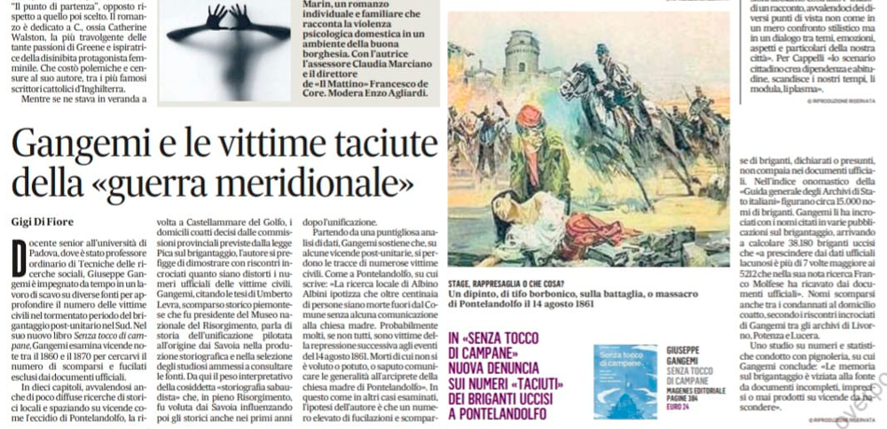 Gangemi e le vittime taciute della Guerra Meridionale
